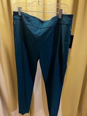 Rekucci Ladies Teal Stretch Skinny Pant With Tummy Control